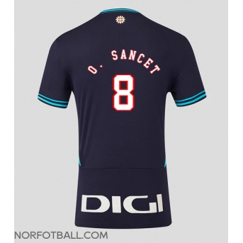 Billige Fotballdrakt Athletic Bilbao Oihan Sancet #8 Replika Bortedrakt 2025-26 Kortermet